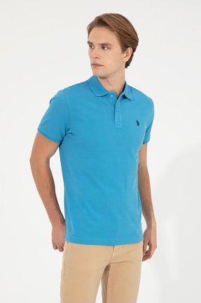 تیشرت آبی مردانه اسلیم فیت U.S. Polo Assn. - کد 894063607
