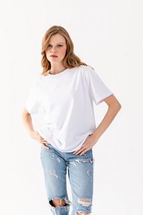 تیشرت رنگی زنانه اورسایز Wega Moda - کد 892679878