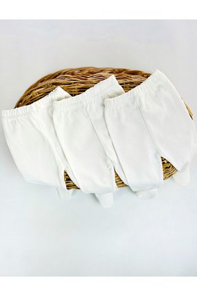 بادی و سرهمی نوزادی سفید بچه گانه پنبه ای OMY - کد 894064726