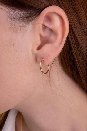 گوشواره طلا طلائی زنانه 14 عیار Tufanlar Kuyumculuk - کد 769913015
