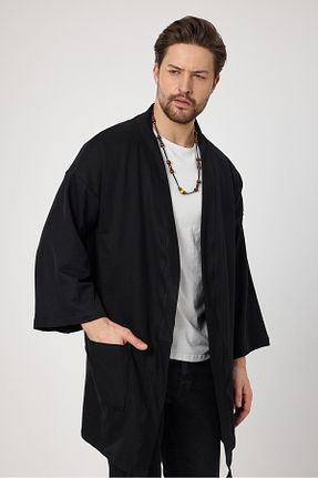 کیمونو و کافتان مشکی مردانه پنبه ای rammers - کد 892706269