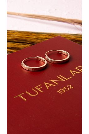 گوشواره طلا طلائی زنانه 14 عیار Tufanlar Kuyumculuk - کد 743130295