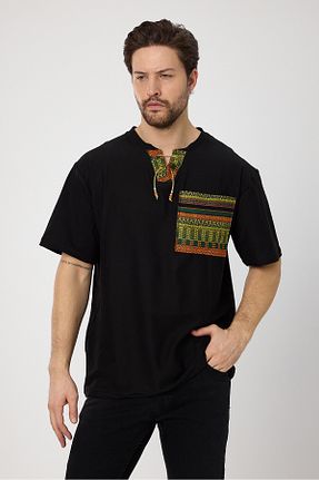 تیشرت مشکی مردانه رگولار rammers - کد 892715016