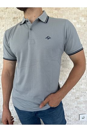 پولوشرت طوسی مردانه %100 پنبه Mesh - کد 849134470