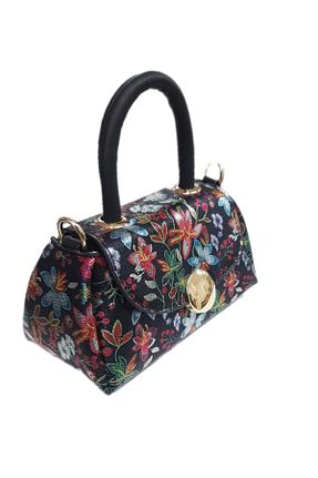 کیف دوشی مشکی زنانه چرم مصنوعی Hira bags - کد 894186626