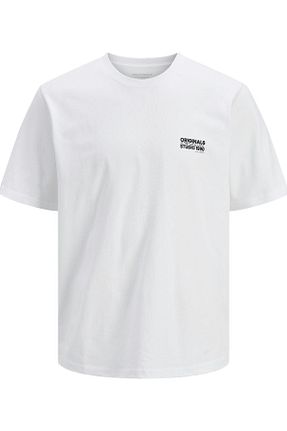 تیشرت سفید مردانه رگولار Jack & Jones - کد 892740649