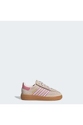 کفش اسنیکر صورتی بچه گانه بند دار adidas - کد 894160683