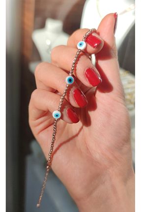 دستبند نقره صورتی زنانه 925 عیار lpsankara - کد 892775177