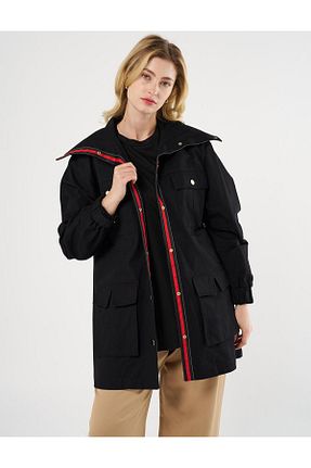 ترنچکت حجاب مشکی زنانه Kayra - کد 894189023