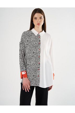 تونیک حجاب سفید بافتنی Kayra - کد 892794427