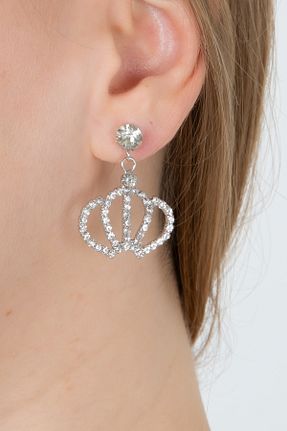 گوشواره جواهر زیرکن Furtek Aksesuar - کد 892840448