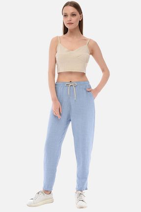 شلوار آبی زنانه پلی استر CEDY DENIM - کد 692160865