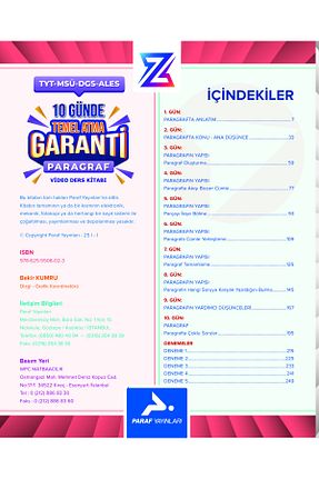 آمادگی آزمون Paraf Yayınları - کد 892838468
