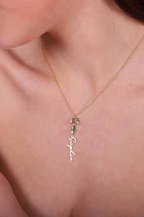 گردنبند نقره رنگی زنانه 925 عیار ipek silver - کد 892847593