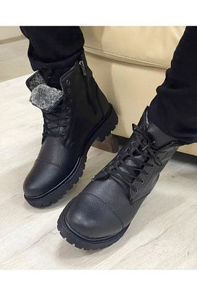بوت / نیم بوت مشکی زنانه چرم مصنوعی Zegeshoes - کد 767611258