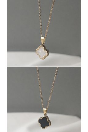 گردنبند استیل ( فولاد ) زرد زنانه استیل ضد زنگ Siya Silver - کد 892850846