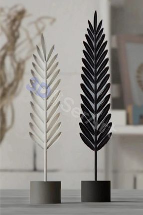 اجسام تزئینی و بیبلو مشکی پلاستیک 3D SerArt - کد 892857110