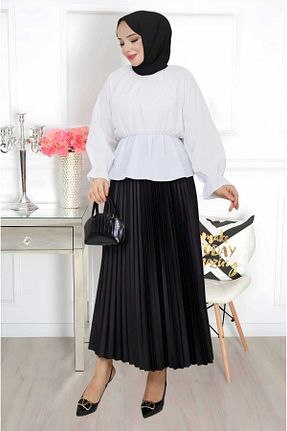 بلوز حجاب سفید زنانه پنبه ای CNG MODA - کد 892855769