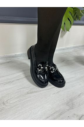 کفش لوفر مشکی زنانه چرم مصنوعی ACCESORIO PARA MUJER - کد 894240861