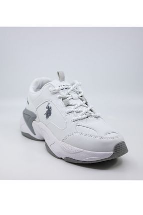 کفش اسنیکر سفید زنانه بند دار U.S. Polo Assn. - کد 892871497