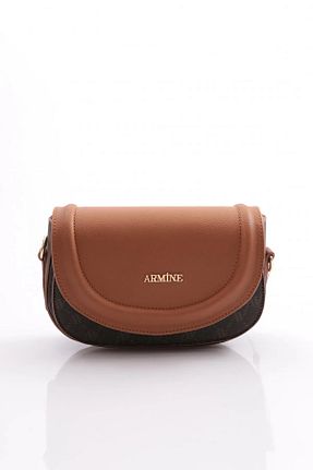 کیف دستی قهوه ای زنانه ابعاد کوچک Armine - کد 892874368
