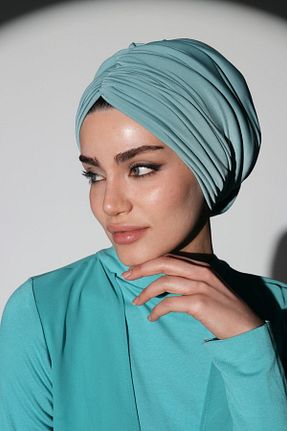 کلاه شنای حجاب فیروزه ای زنانه Ambargo - کد 892879652