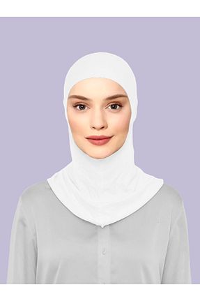 روسری سفید پنبه ای upmall - کد 871089346