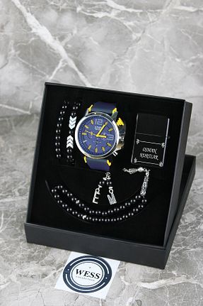 ساعت مچی سرمه ای مردانه 41-46 میلی متر wesscollection - کد 894346818