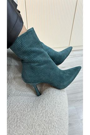 چکمه سبز زنانه پارچه ای by emine eren emotion shoes - کد 892885298
