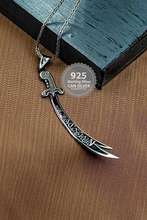 گردنبند نقره مردانه 925 عیار CAN SİLVER - کد 120378160