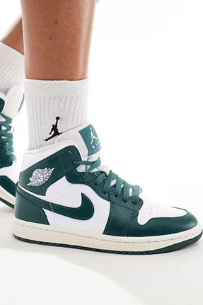 کفش بسکتبال سفید زنانه چرم مصنوعی Nike - کد 894428019