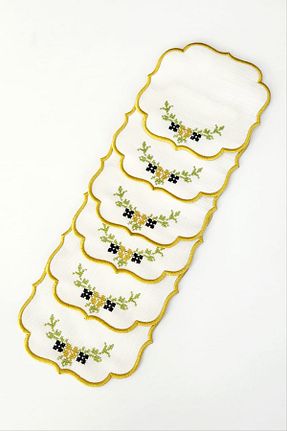 سرویس آمریکائی زرد مربع Nisahometeks - کد 892899731