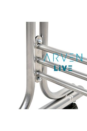 میز جلو مبلی قهوه ای فلزی Arven - کد 69863495