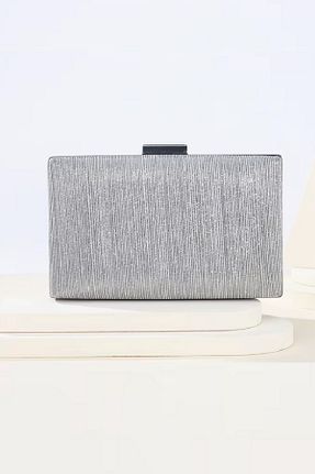 کیف مجلسی طوسی زنانه چرم مصنوعی GUİZA - کد 892912830