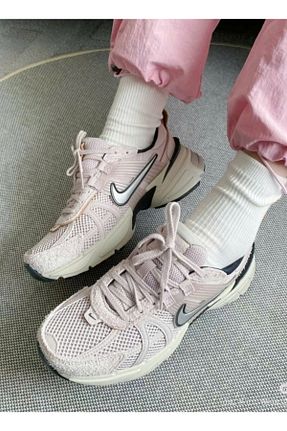 کفش اسنیکر صورتی زنانه بند دار Nike - کد 892917204