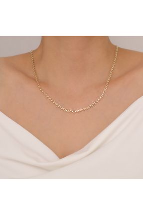گردنبند طلا زرد زنانه 14 عیار Hasalp Kuyumculuk - کد 895686735