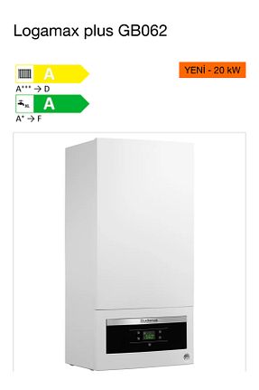 پکیج سفید 20 kW Buderus - کد 894490811