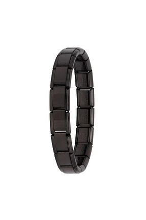 دستبند استیل (فولاد) مشکی زنانه استیل ضد زنگ Home - کد 892922569