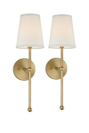 چراغ دیواری طلائی فلزی BSA LIGHTING - کد 303542804