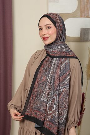 شال مشکی زنانه پنبه ای aldyoo - کد 892951171