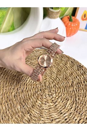 ساعت مچی صورتی زنانه 34 میلی متر Bimodabu - کد 892951150