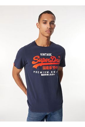 تیشرت سرمه ای مردانه رگولار SUPERDRY - کد 892972917
