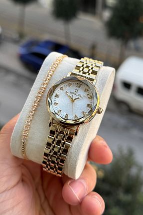 ساعت مچی زرد زنانه فلزی Homies - کد 894516185