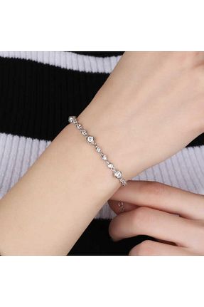 دستبند نقره رنگی زنانه 925 عیار Genel Markalar - کد 896563003