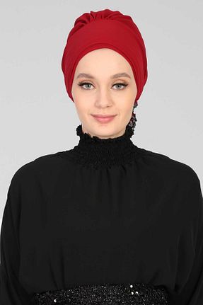 شال زرشکی زنانه شیفون Ayşe Tasarım - کد 111884485