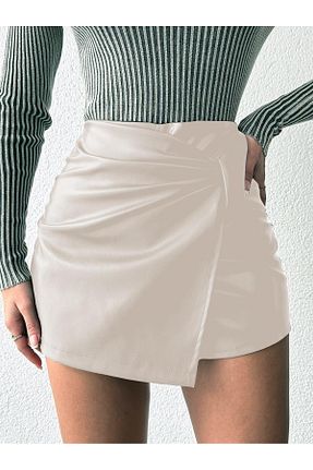شلوارک و برمودا نباتی زنانه شلوارک دامنی SERBA - کد 893037606