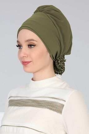 شال خاکی زنانه شیفون Ayşe Tasarım - کد 112169926
