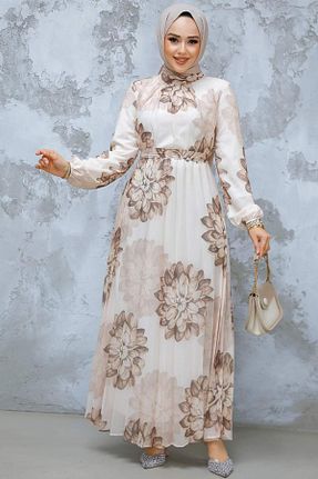 لباس حجاب بژ زنانه Balık Neva Style - کد 893047531