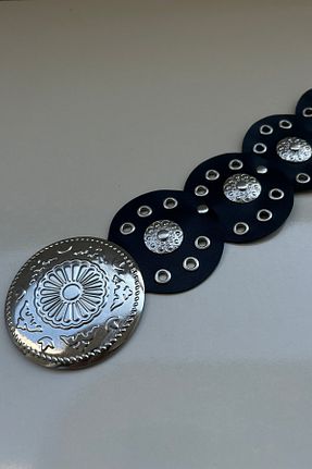 کمربند مشکی زنانه چرم مصنوعی keisy - کد 893059182