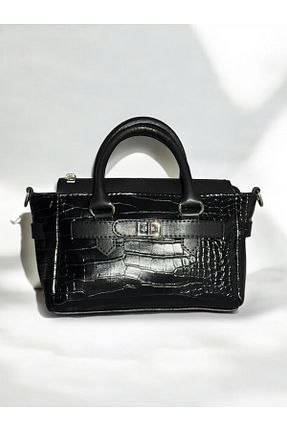 کیف دوشی مشکی زنانه چرم مصنوعی SOFT - کد 893059600